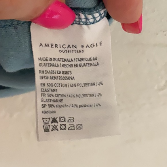 Sale! American Eagle Outfitters Ombre Tank Top, Size XS, Mint/Teal - Picture 5 of 5